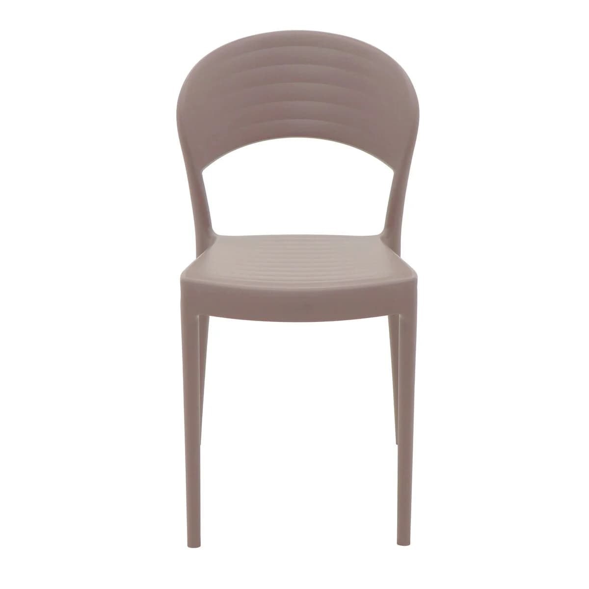 Silla Tramontina Sissi con Respaldo Cerrado Gris ECO — imagen 2 de 4
