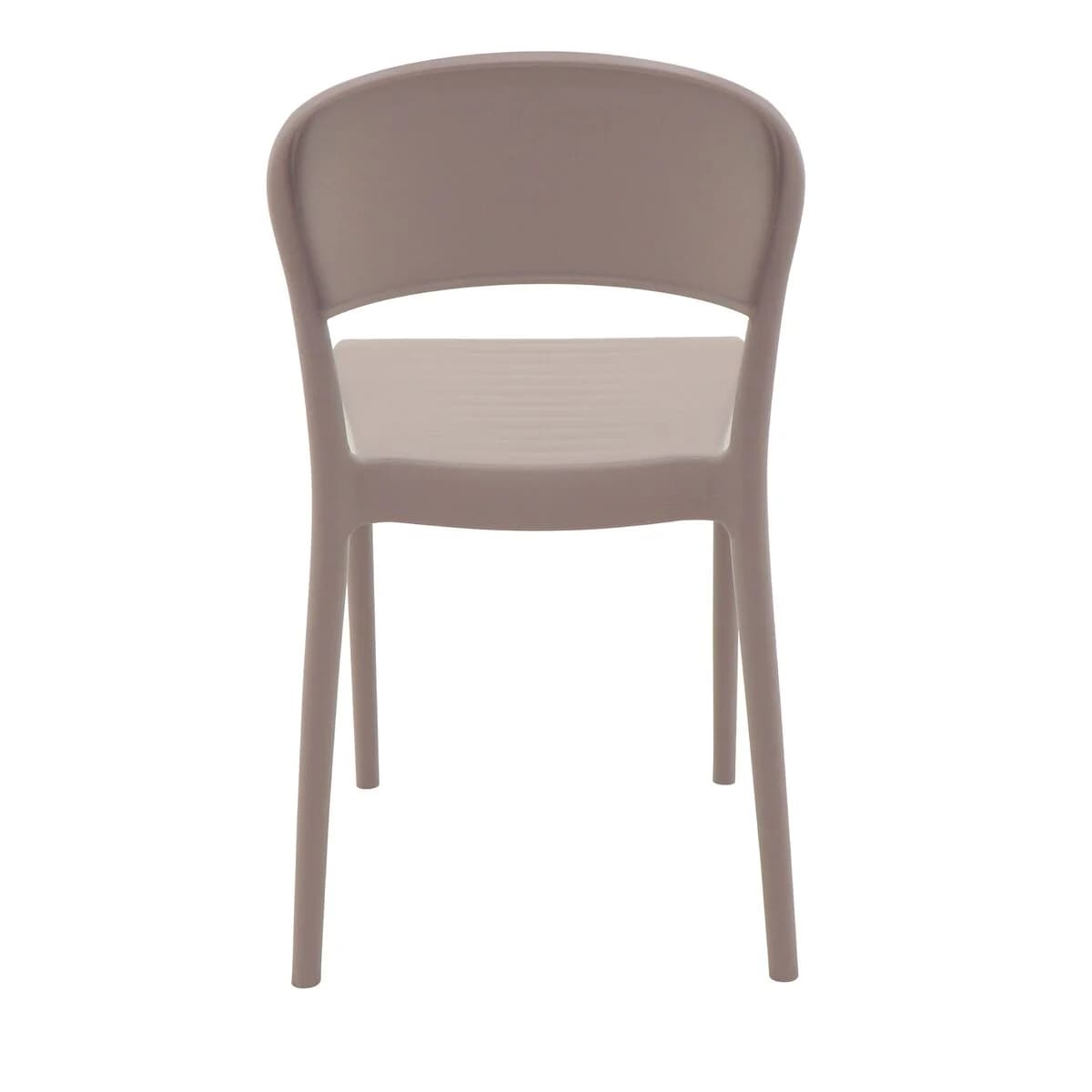 Silla Tramontina Sissi con Respaldo Cerrado Gris ECO — imagen 3 de 4
