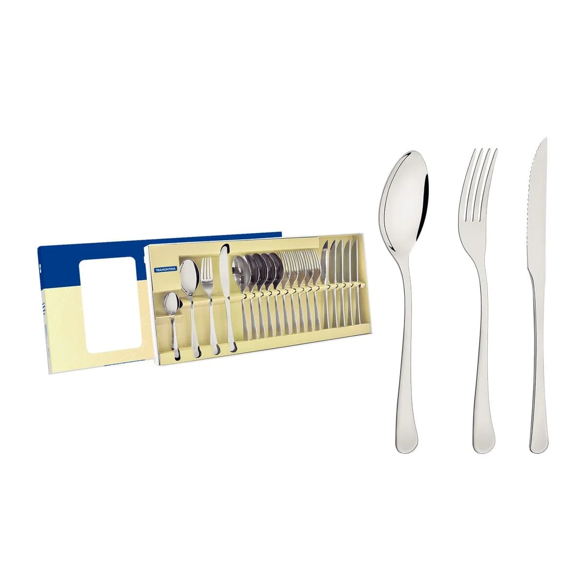 Juego de Cubiertos Tramontina 24 Piezas Havana Acero Inox — imagen 1 de 4