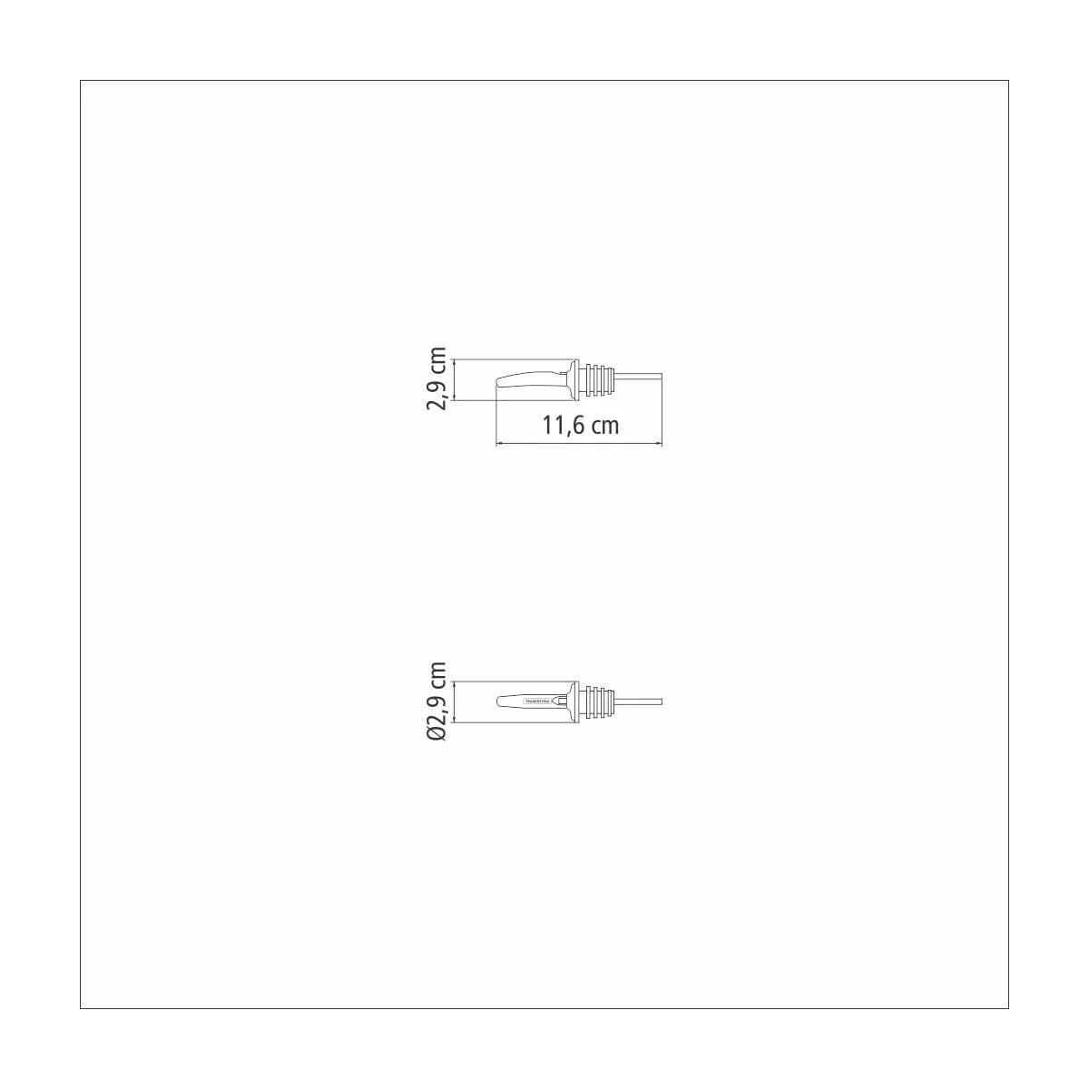 Pico Vertedor Para Botella Barman Tramontina Acero Inox — imagen 3 de 5