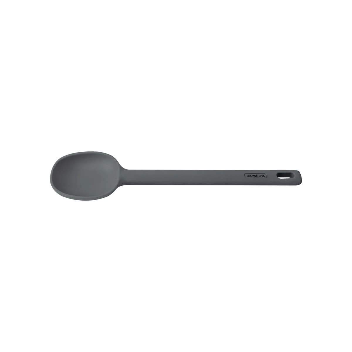 Cuchara para servir de silicona Tramontina Moldê 28.1 cm gris — imagen 4 de 6