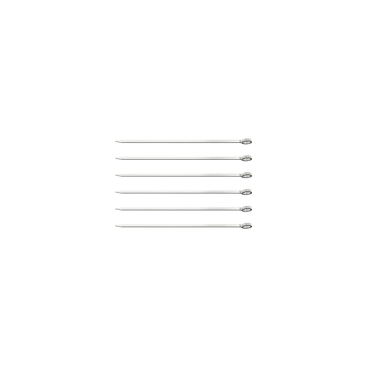 Pinchos Brochette Tramontina De Acero Inoxidable 20 Cm 6 Pz — imagen 2 de 4