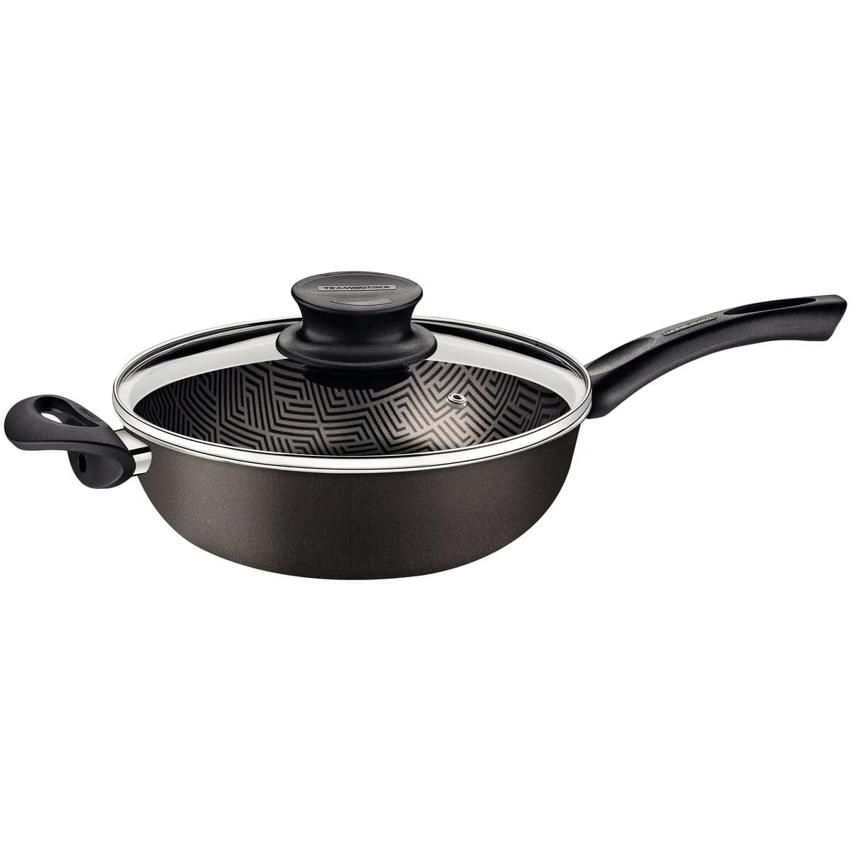 Sarten Honda Tapa Tramontina Paris Antiadherente 26 Cm — imagen 2 de 3