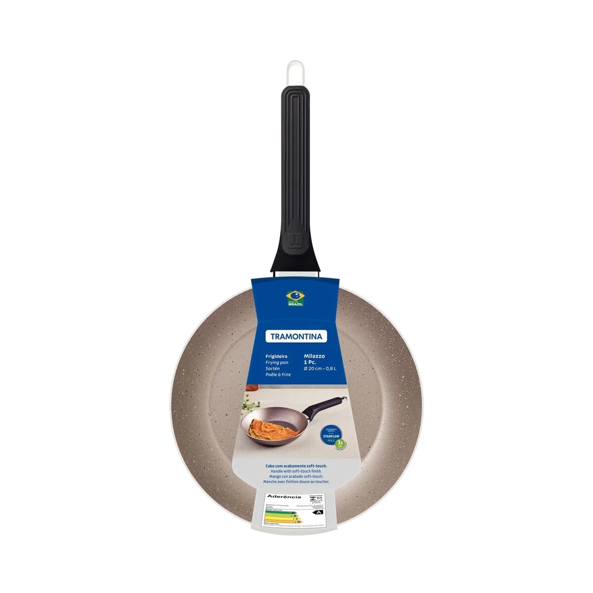 Sarten Tramontina Milazzo Teflon Antiadherente 20 Cm — imagen 2 de 5