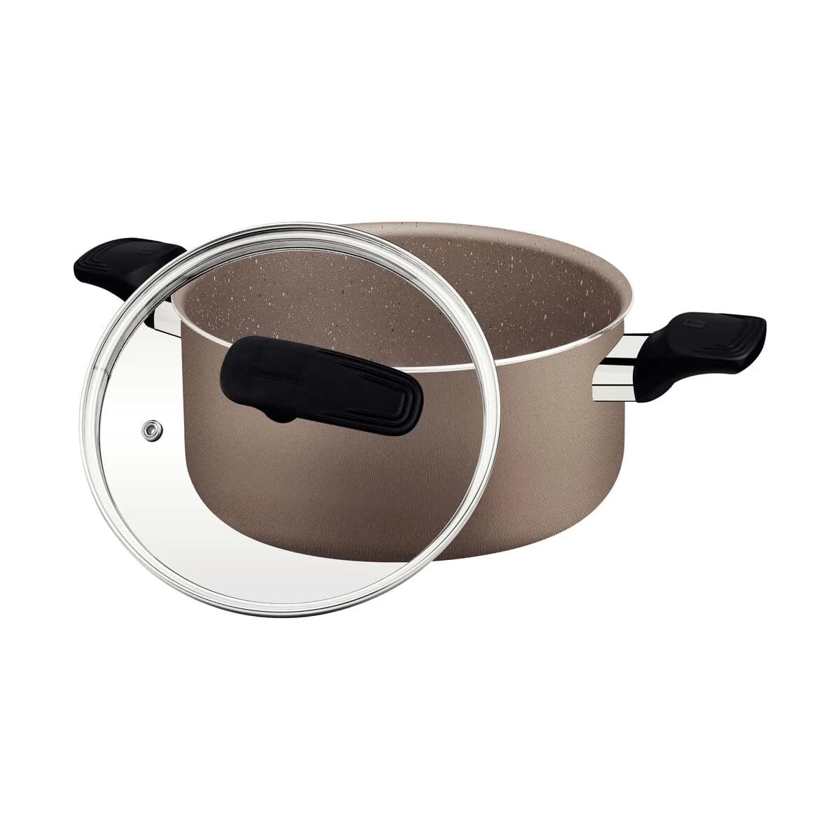 Cacerola Olla Tramontina Milazzo Antiadher 24 Cm 4,9 Litros — imagen 4 de 7