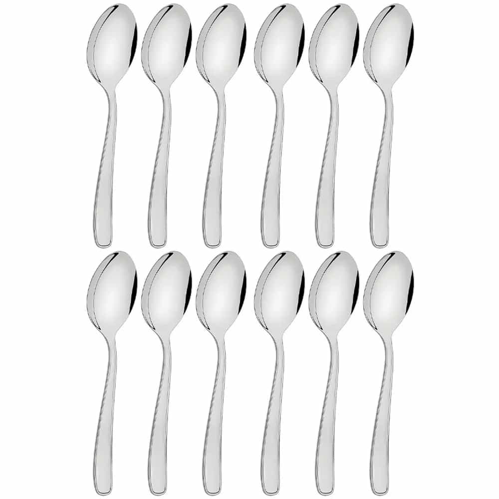 Cuchara De Mesa Tramontina Acero Inox Meresias X12 Unid.