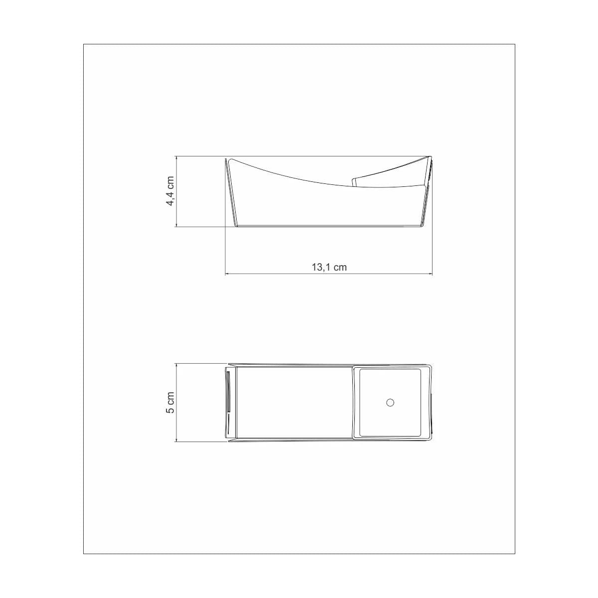 Dispensador De Azucar Porta Sachet Tramontina Acero Inox — imagen 4 de 6