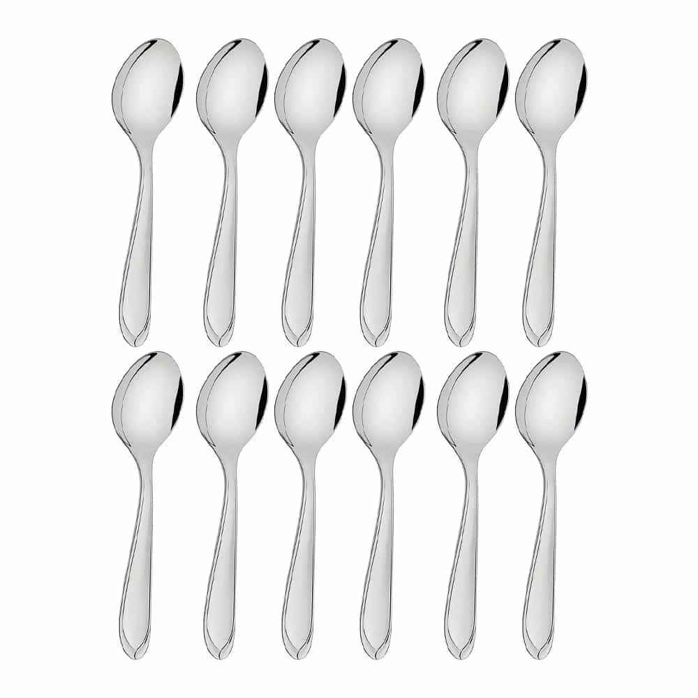 Cuchara De Postre Tramontina Acero Inox Laguna X12 Unid