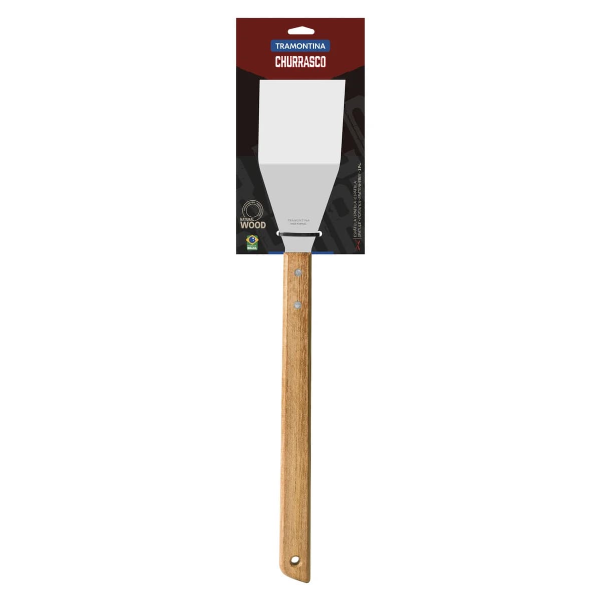 Espatula Para Asado Tramontina Churrasco Madera 48 Cm — imagen 2 de 3