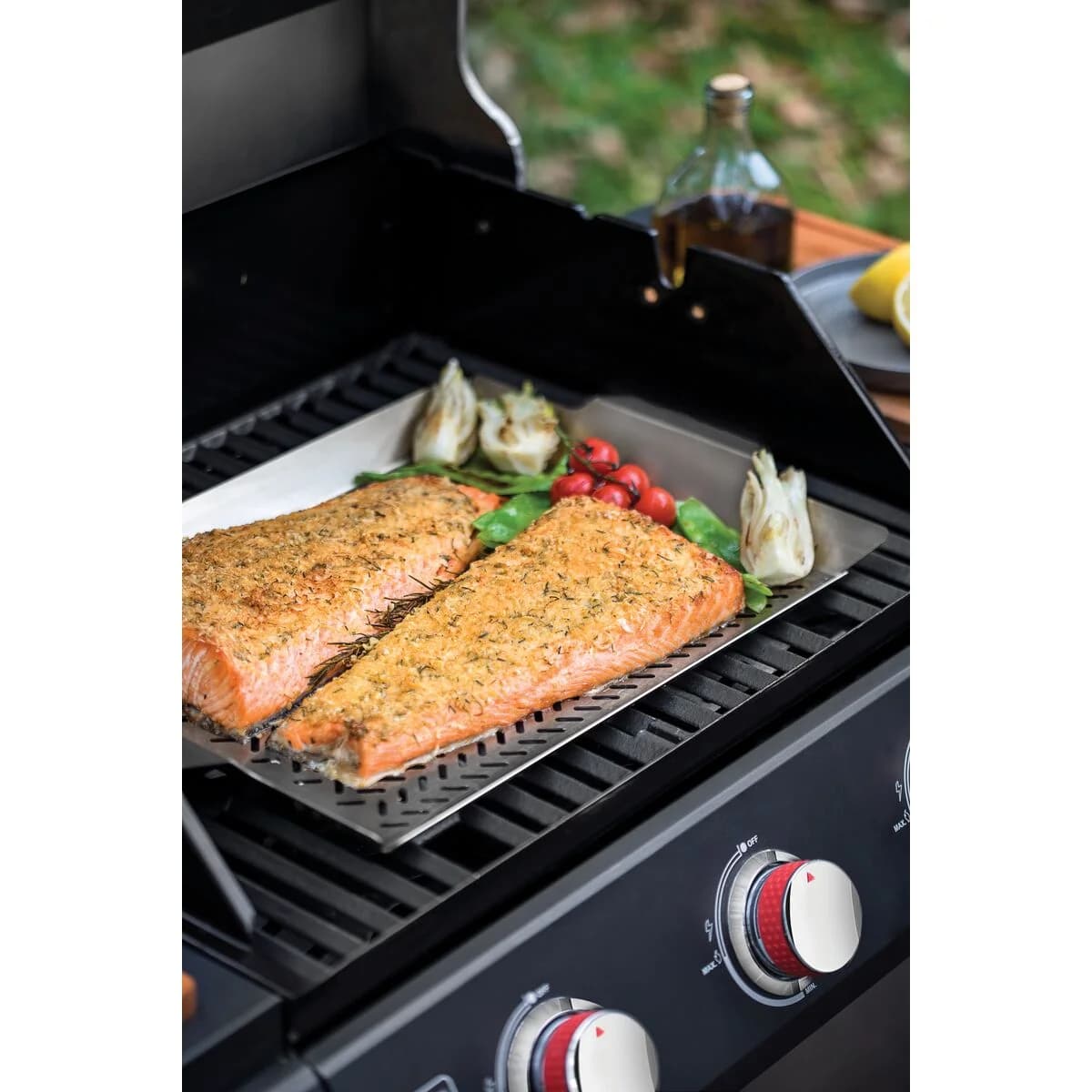 Asadera Tramontina Cosmos Pescado Acero Inox 48 X 32 Cm — imagen 5 de 6