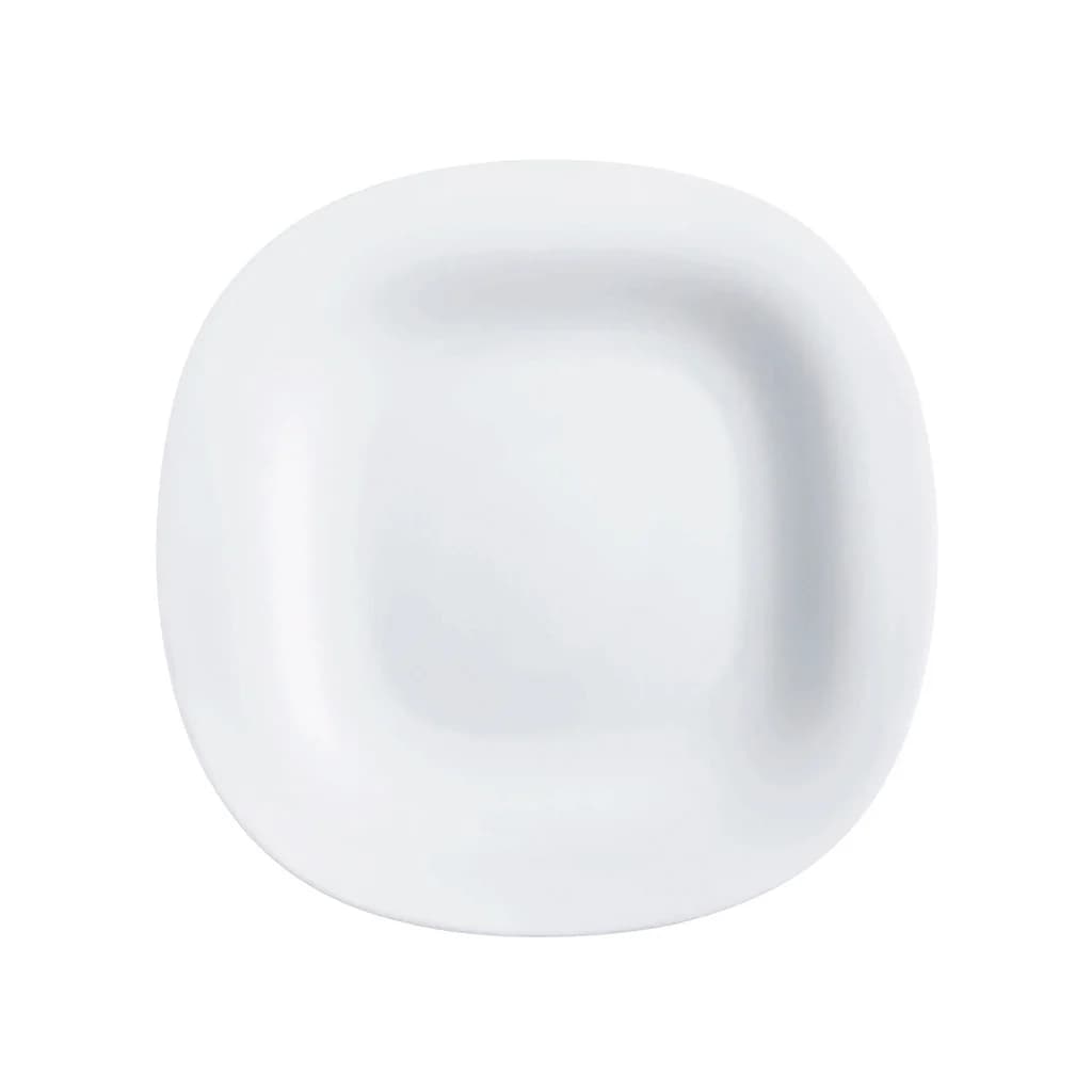 Plato De Postre Vidrio Blanco Luminarc Carine 19 Cm X6 Unid — imagen 2 de 2