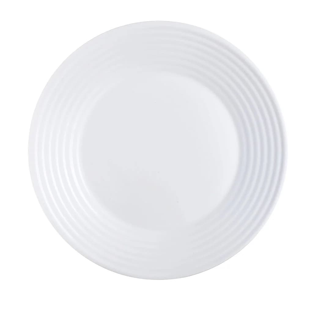 Plato Llano Vidrio Blanco Luminarc Harena 25 Cm X6 Unid — imagen 2 de 4
