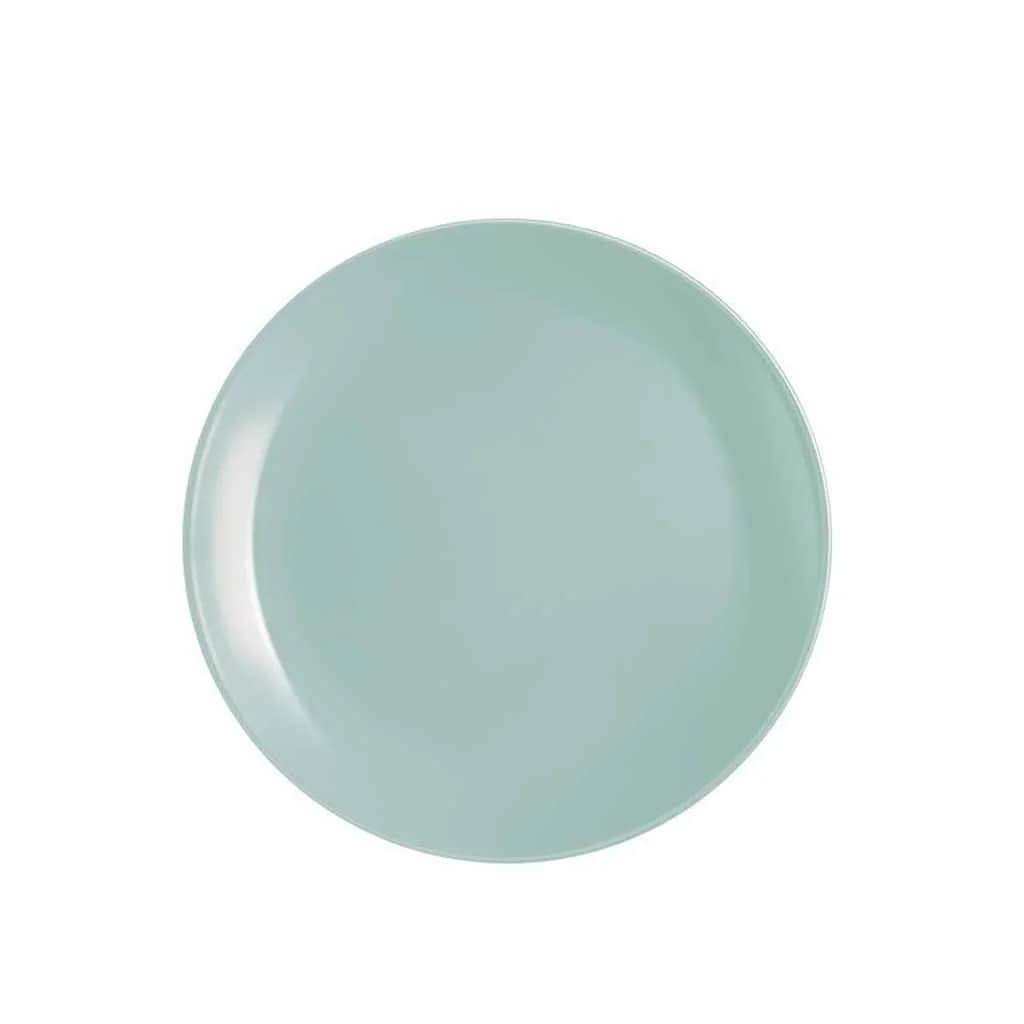 Plato Postre Vidrio 19 Cm Luminarc Diwali X6 Unid Turquesa — imagen 2 de 4