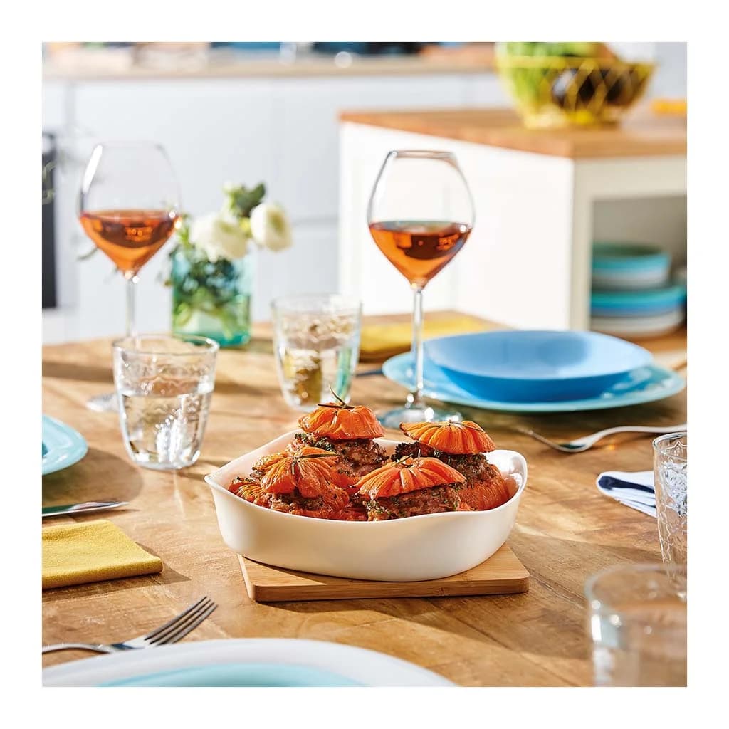 Fuente De Vidrio Cuadrada Asadera Luminarc 20 Cm Cuisine — imagen 2 de 2
