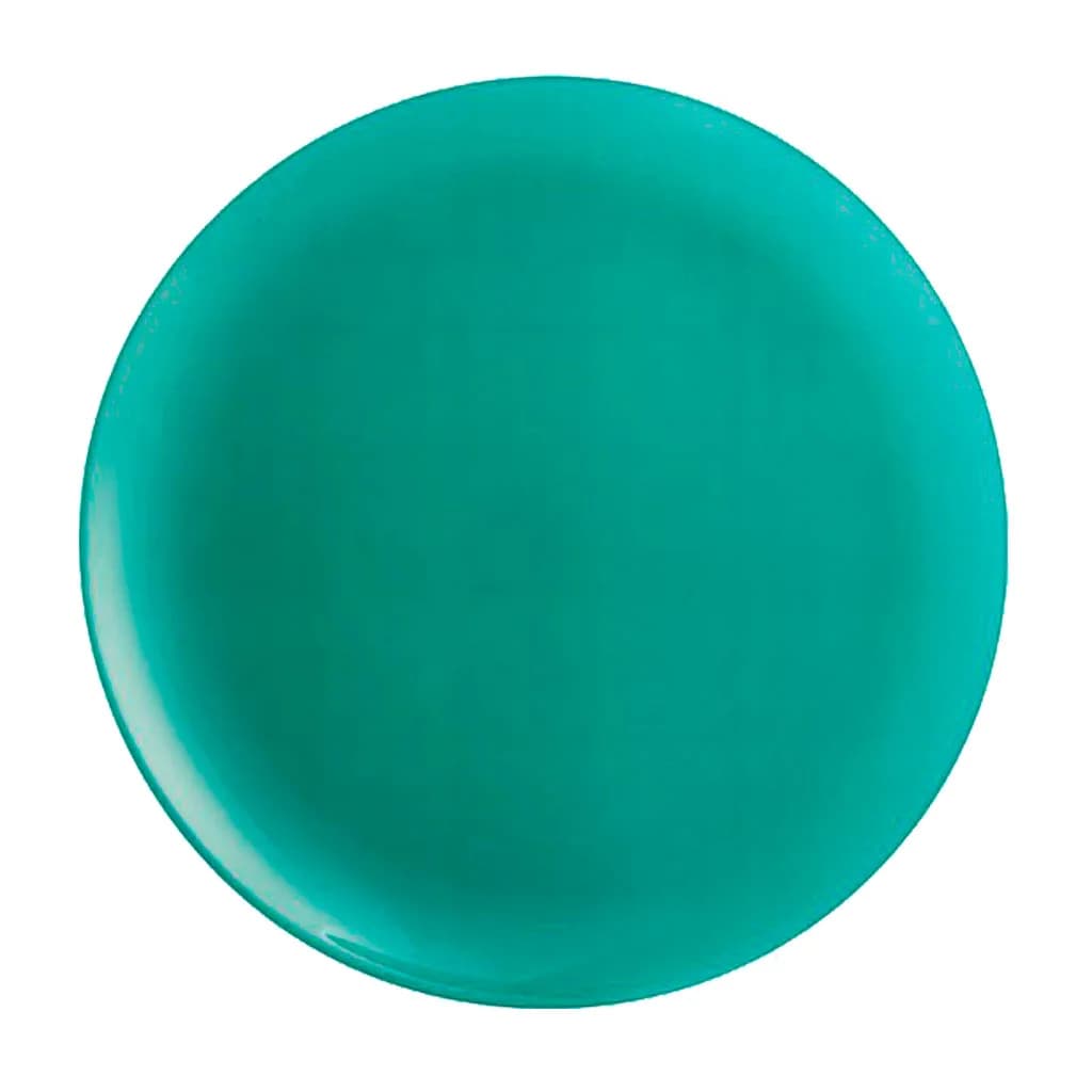 Plato Llano Vidrio 26 Cm Luminarc Verde Menta X6 Unid Arty — imagen 2 de 2