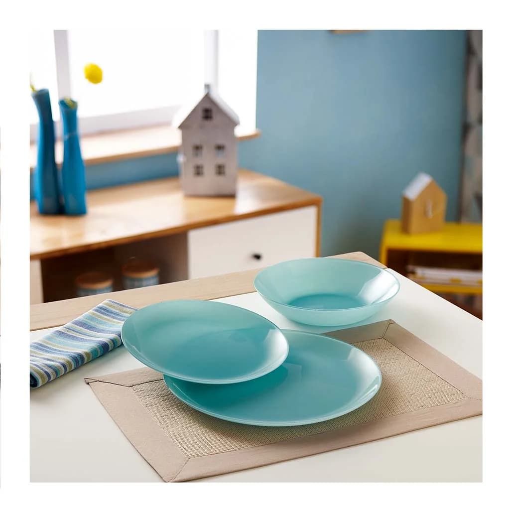 Plato Hondo Vidrio 20 Cm Luminarc X6 Unid Arty Templado — imagen 3 de 3