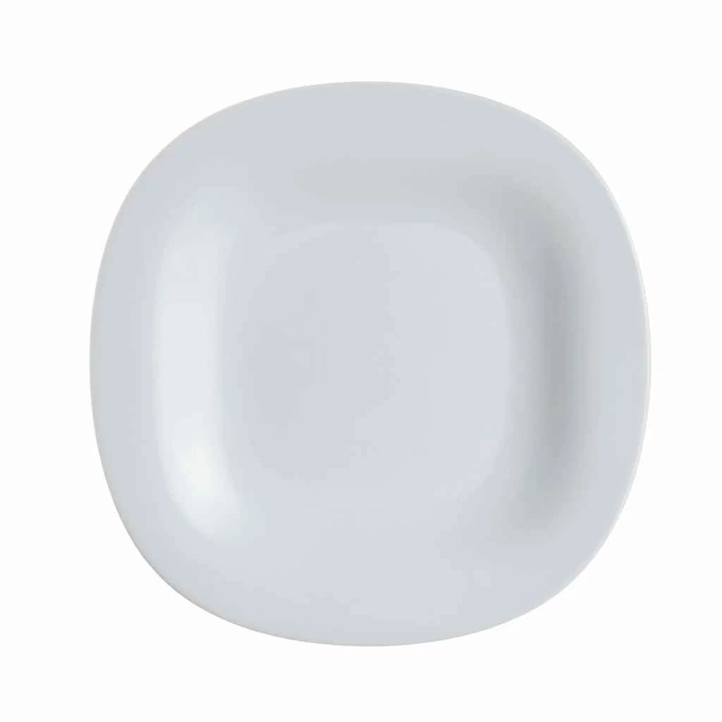 Plato Postre Vidrio Gris Luminarc 19 Cm Carine X6 Unid — imagen 2 de 2