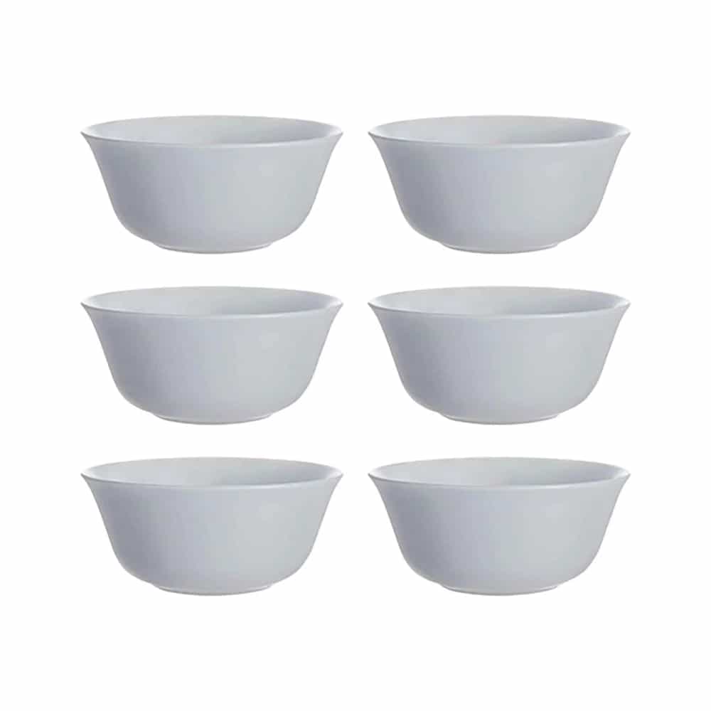 Bowl De Vidrio Compotera Luminarc 12 Cm Granit Carine X6 Uni