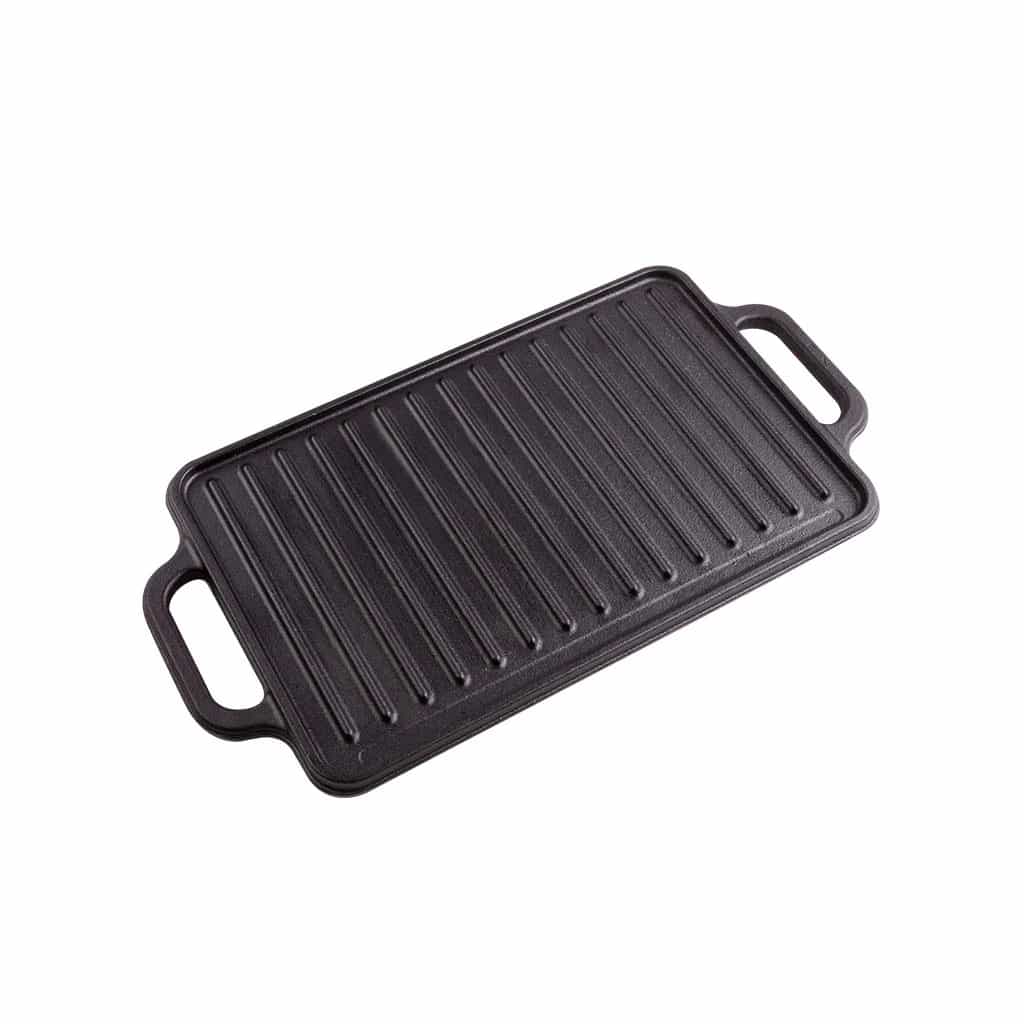 Plancha De Hierro Curado Reversible 21 X 33 Cm Victoria