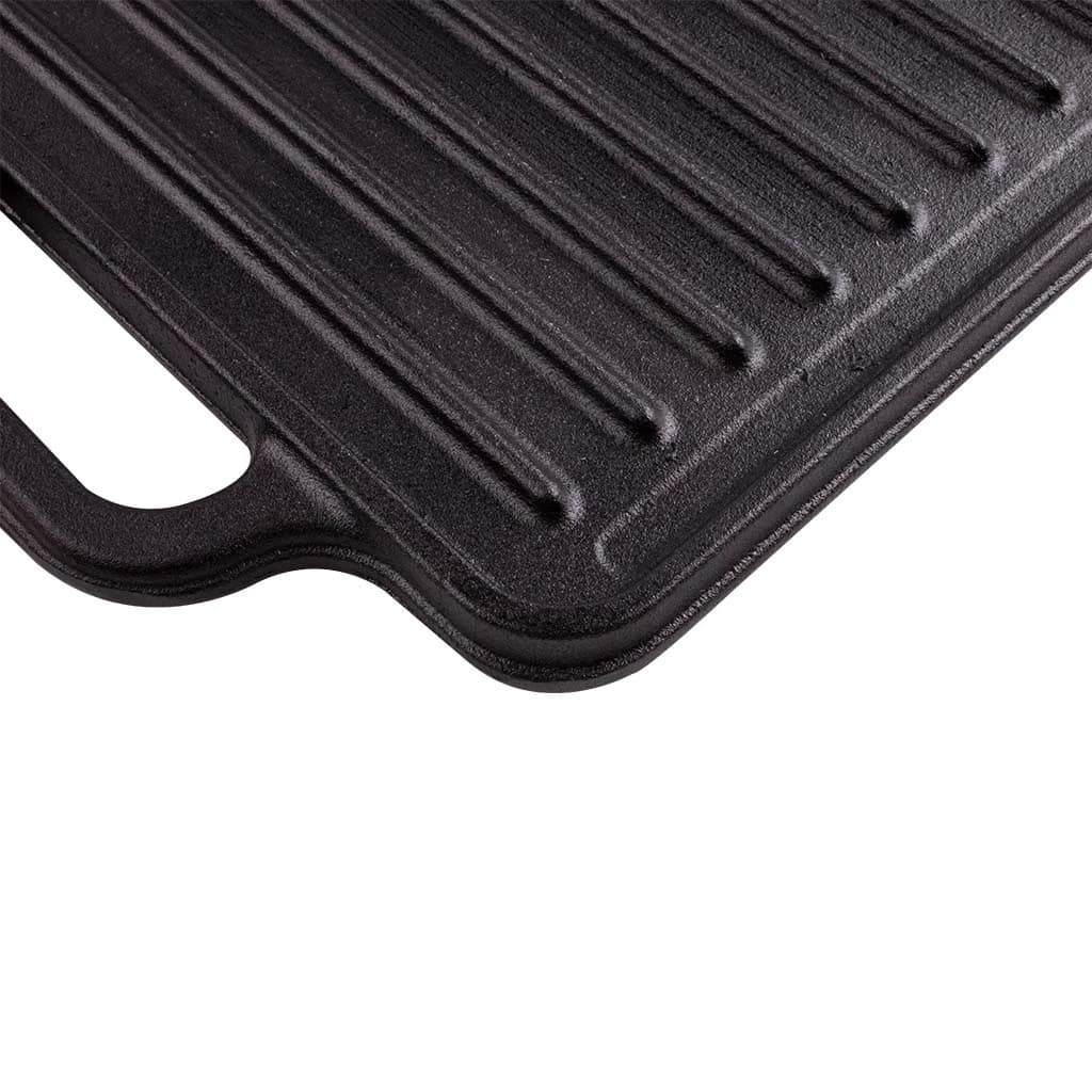 Plancha De Hierro Curado Reversible 21 X 33 Cm Victoria — imagen 4 de 5