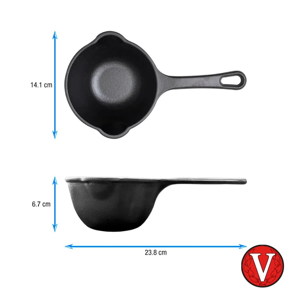 Salsero De Hierro Esmaltado 13 Cm Victoria 450 Ml — imagen 3 de 4