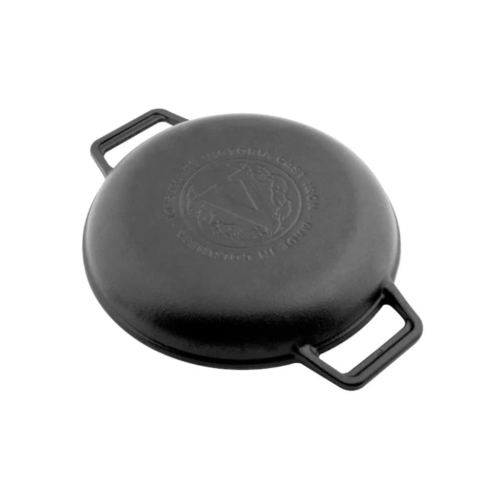 Sarten De Hierro Curado Grill Victoria Con Asas 25 Cm — imagen 3 de 4