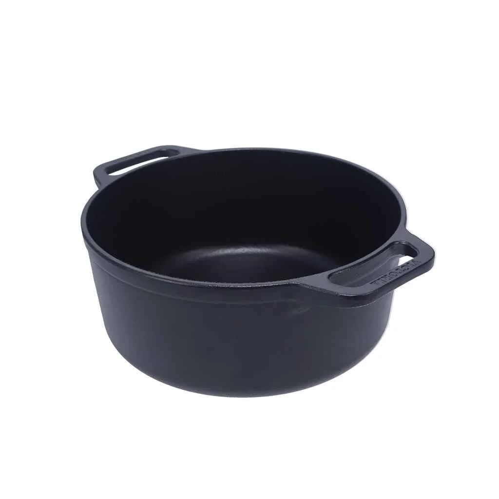 Olla De Hierro Curado Victoria 7 Litros 28 Cm Con Asas — imagen 2 de 4