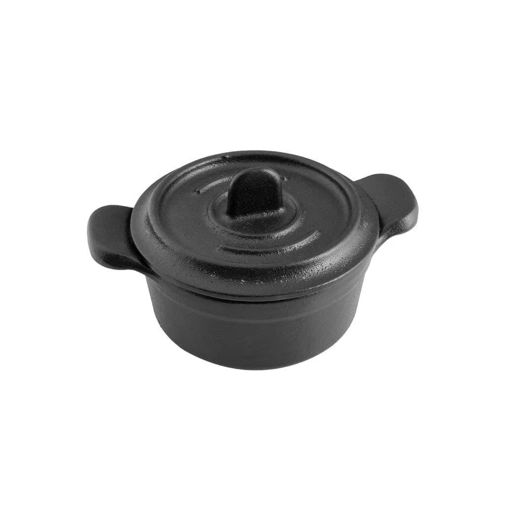 Olla De Hierro Esmaltado Mini 10 Cm Victoria Con Asas — imagen 2 de 5