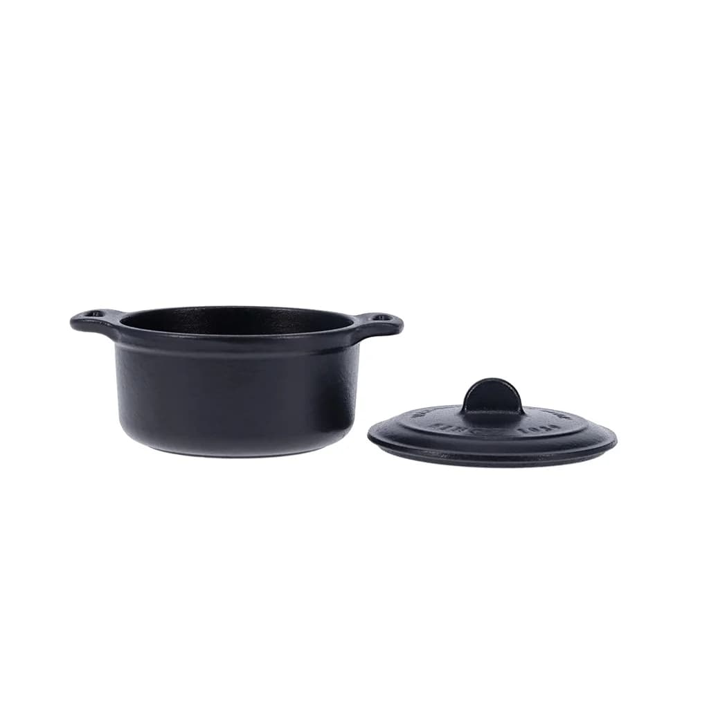 Olla De Hierro Esmaltado Mini 10 Cm Victoria Con Asas — imagen 4 de 5