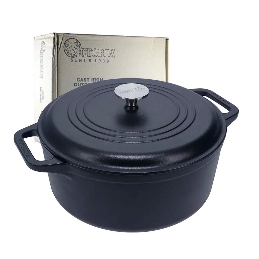 Olla De Hierro Esmaltado 26 Cm Victoria 6 Litros Con Asas — imagen 1 de 2
