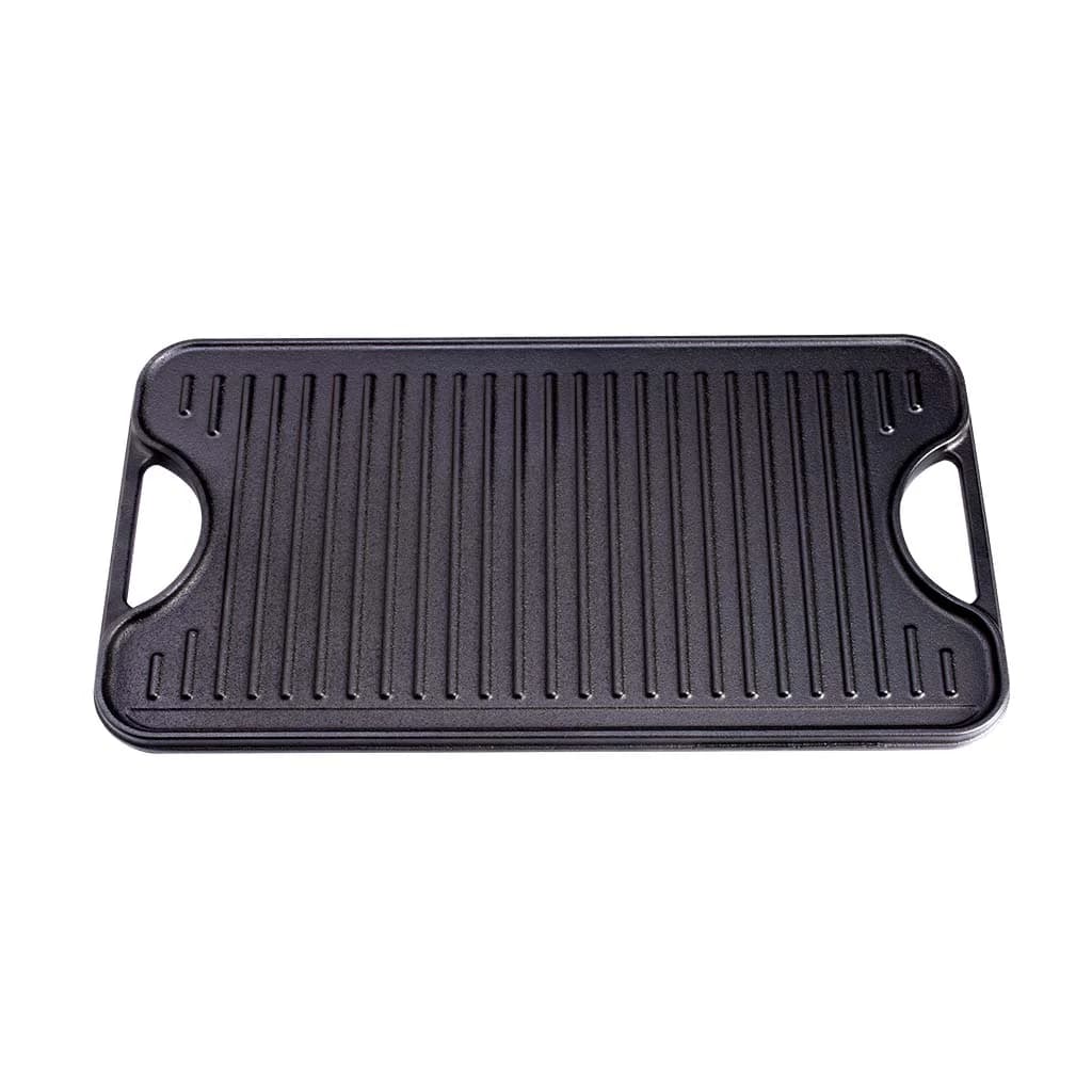 Plancha De Hierro Curado Victoria Reversible 47 X 25 Cm — imagen 2 de 4