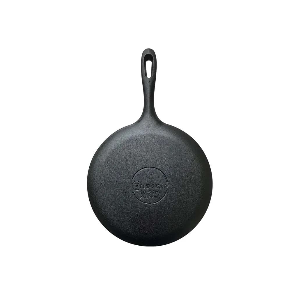 Sarten Comal Hierro Curado 26.5cm Victoria Negro — imagen 2 de 4