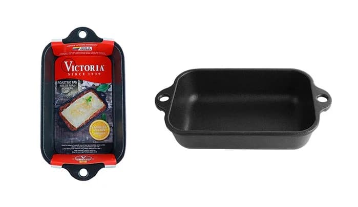 Asadera De Hierro Esmaltado Para Lasagna 18 X 11 Cm — imagen 2 de 4