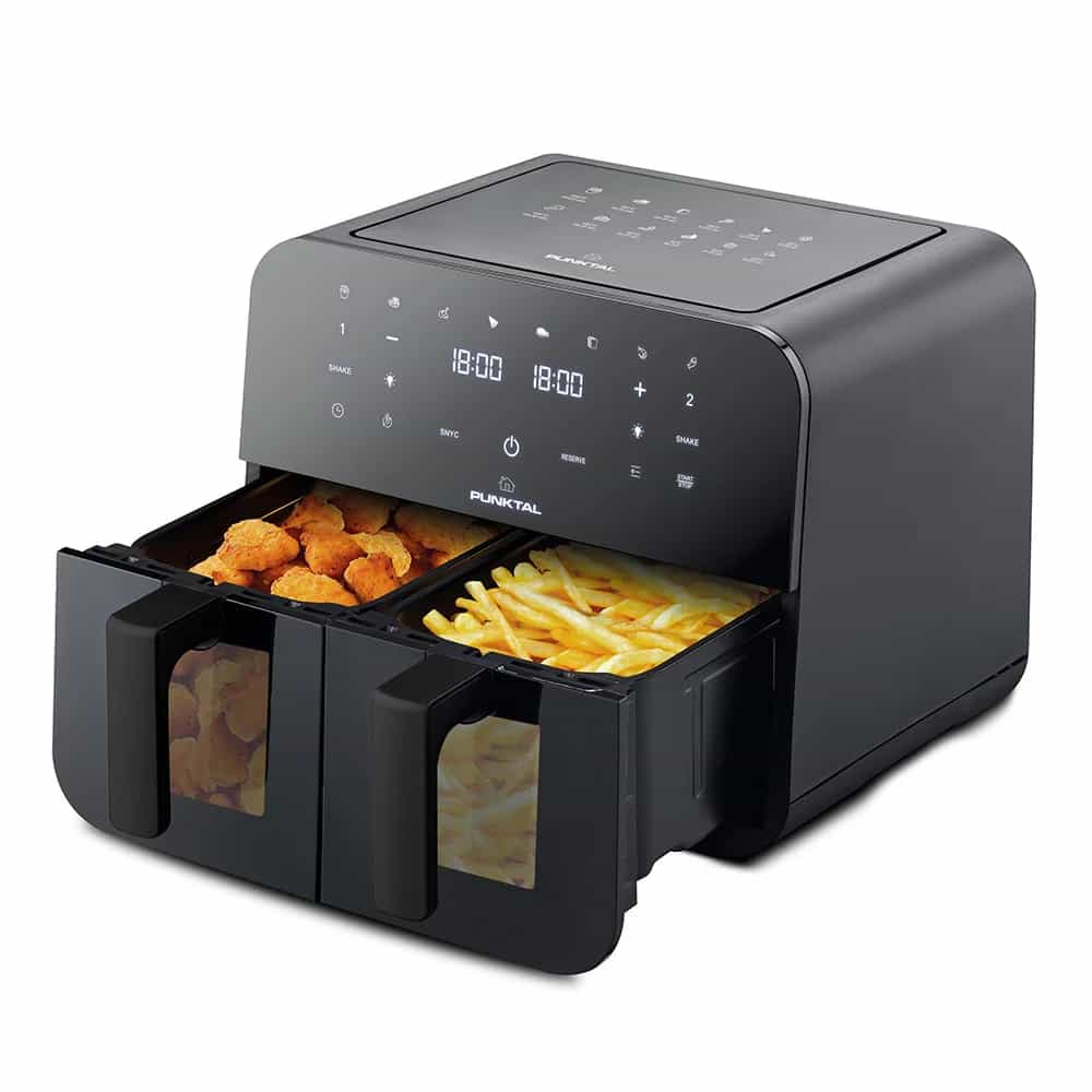 Freidora Sin Aceite Digital Punktal Doble PK-909 FD