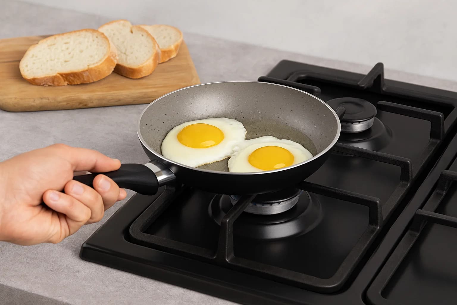 Juego Batería De Cocina Tramontina Antiadherente 9 Pz Linz - NEGRO — imagen 4 de 4