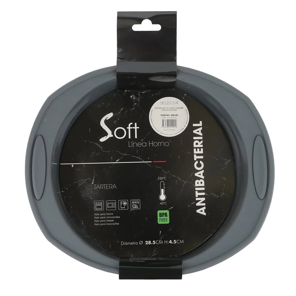 Tortera De Silicona Molde Con Asas Selecta 28,5 Cm Bpa Free — imagen 1 de 1