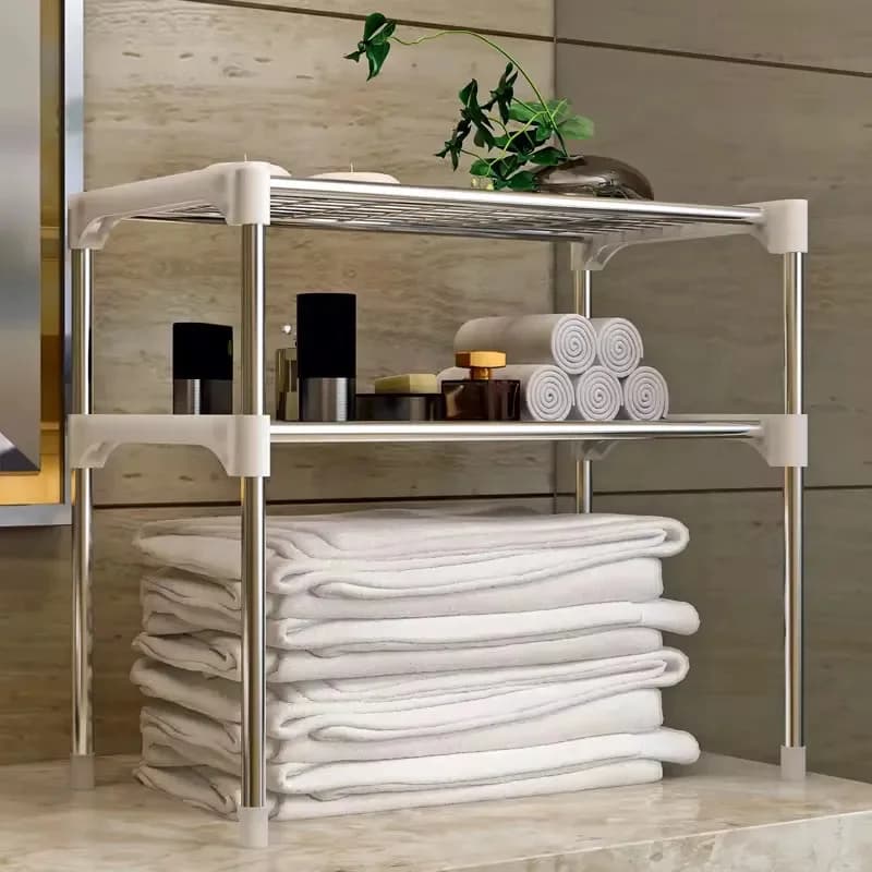 Estante Para Microondas Organizador Cocina Rack Ajustable — imagen 3 de 4