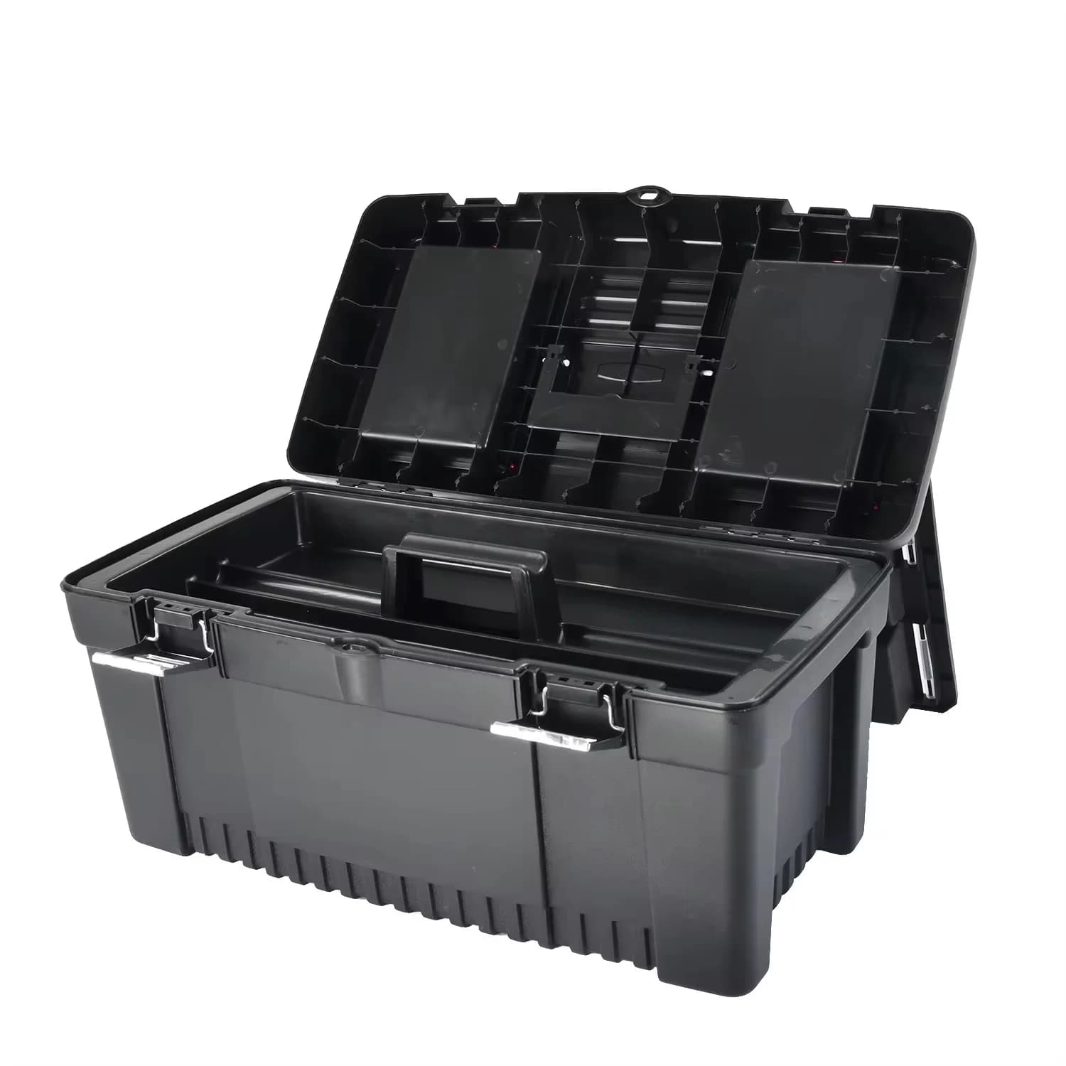 Caja De Herramientas Wiseup 41 Cm Bandeja Y Cierres Acero — imagen 3 de 4