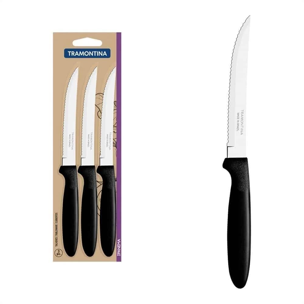 Cuchillo De Asado Ipanema X3 Unid. Tramontina — imagen 3 de 5