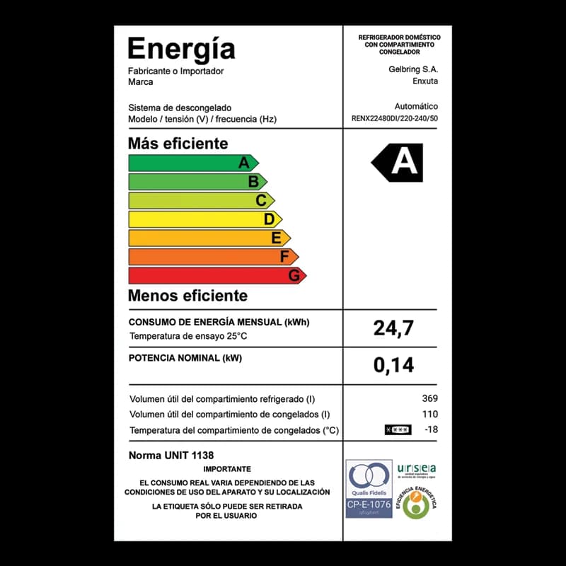 Refrigerador No Frost — imagen 5 de 5