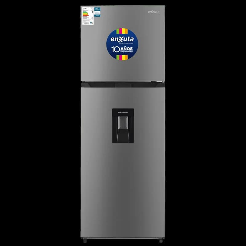 Refrigerador Frío Seco Inverter 245 Litros Inox con Dispensador