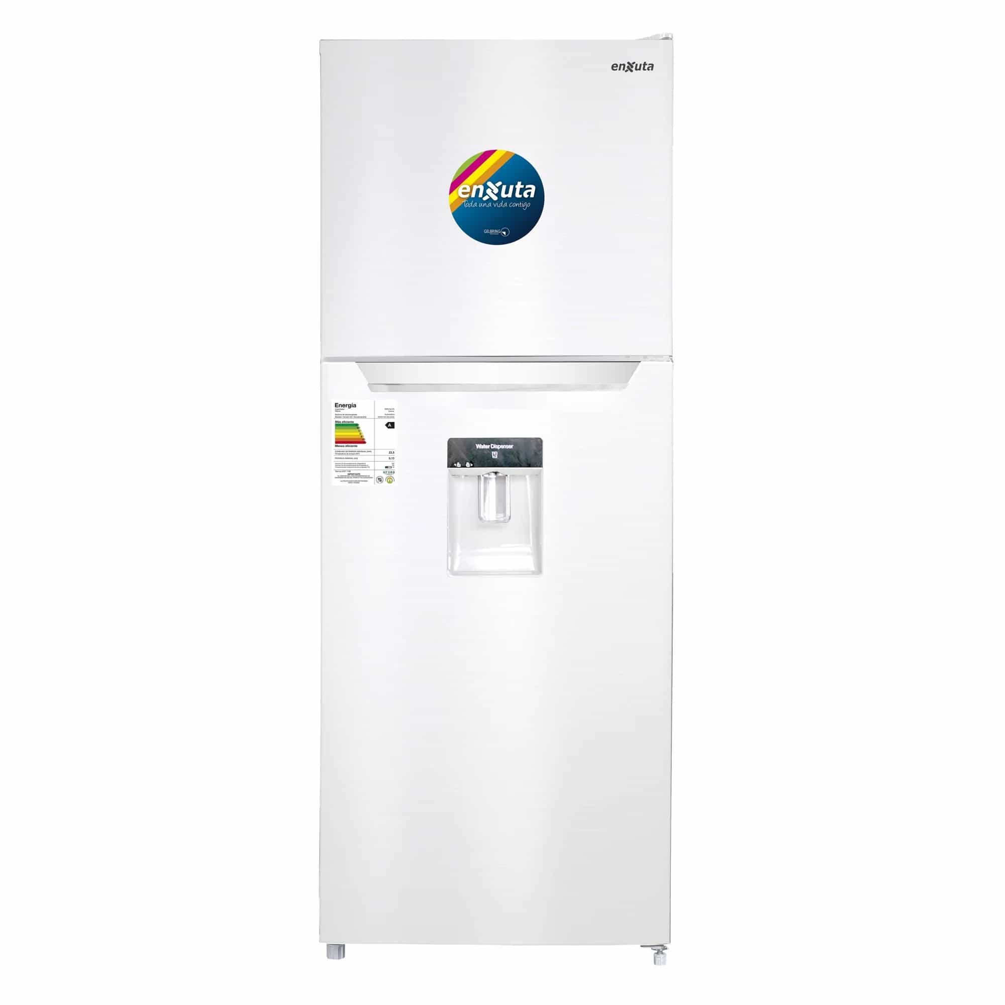 Refrigerador Frío Seco 345 Litros Blanco con Dispensador