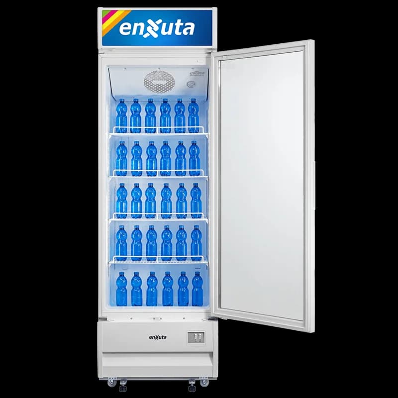 Vitrina Comercial Vertical 416 Litros con Cenefa Luminosa Led — imagen 2 de 2
