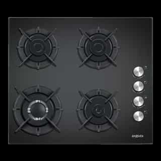 Anafe de Empotrar con 4 Hornallas a Gas Inox con Hierro Fundido