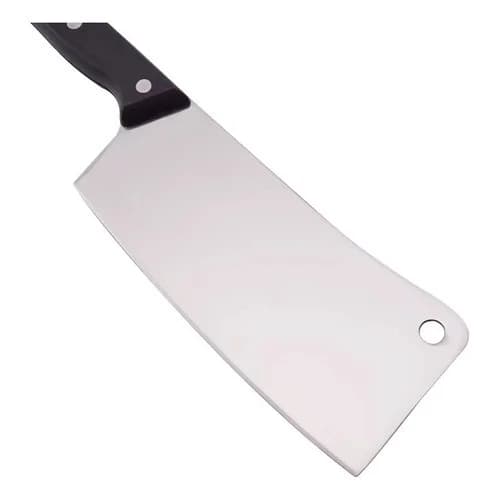 Hachuela De Cocina Acero Inoxidable 30 Cm Hoja 17 X 7 Cm Acero Negro — imagen 2 de 6