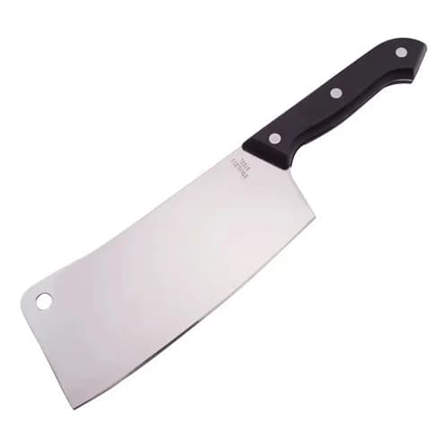 Hachuela De Cocina Acero Inoxidable 30 Cm Hoja 17 X 7 Cm Acero Negro — imagen 4 de 6