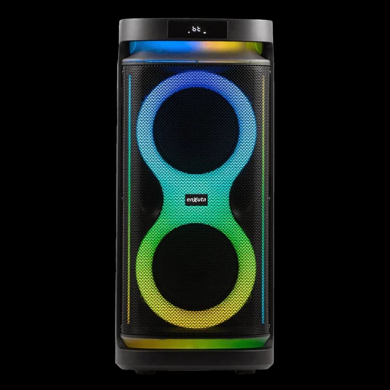 Parlante Party Box Portátil 2 x 8 Pulgadas 1.000 Watts PMPO — imagen 4 de 8