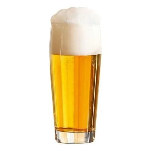 Vaso Alto De Cerveza Nadir Willybecher 250 Ml Vidrio Set X6 — imagen 3 de 4