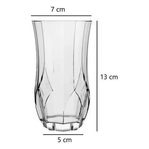 Vaso Tallado Nadir Opera 360 Ml Vidrio Pack X12 — imagen 6 de 7