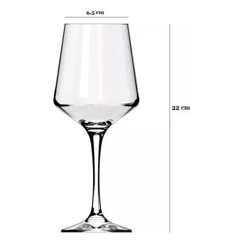 Copa De Vino Nadir Brunello 390 Ml Vidrio Set X6 — imagen 5 de 8